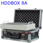 미디어보관함 HDDBOX-8A HDD(3.5&quot;) 8개용 이동식가방 탈착식함체