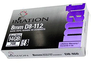 백업테이프 Imation 8mm112M 2.5/5.0/10.0GB