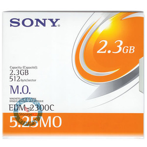 광디스크 Sony MO(5.25&quot;) 2.3GB(512byte) R/W EDM-2300C