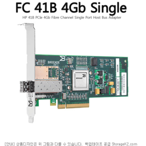 HP 41B PCIe 4Gb Fibre Channel Single Port Host Bus Adapter AP767A