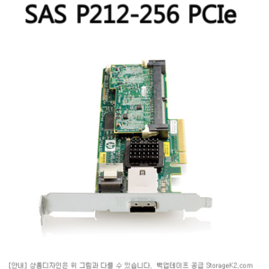 HP Smart Array P212/256 1-ports Int/1-ports Ext PCIe x8 SAS Controller 462834-B21